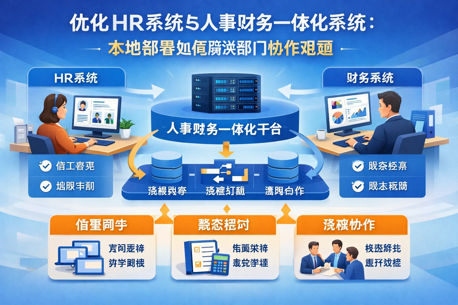 优化HR系统与人事财务一体化系统：本地部署如何解决部门协作难题