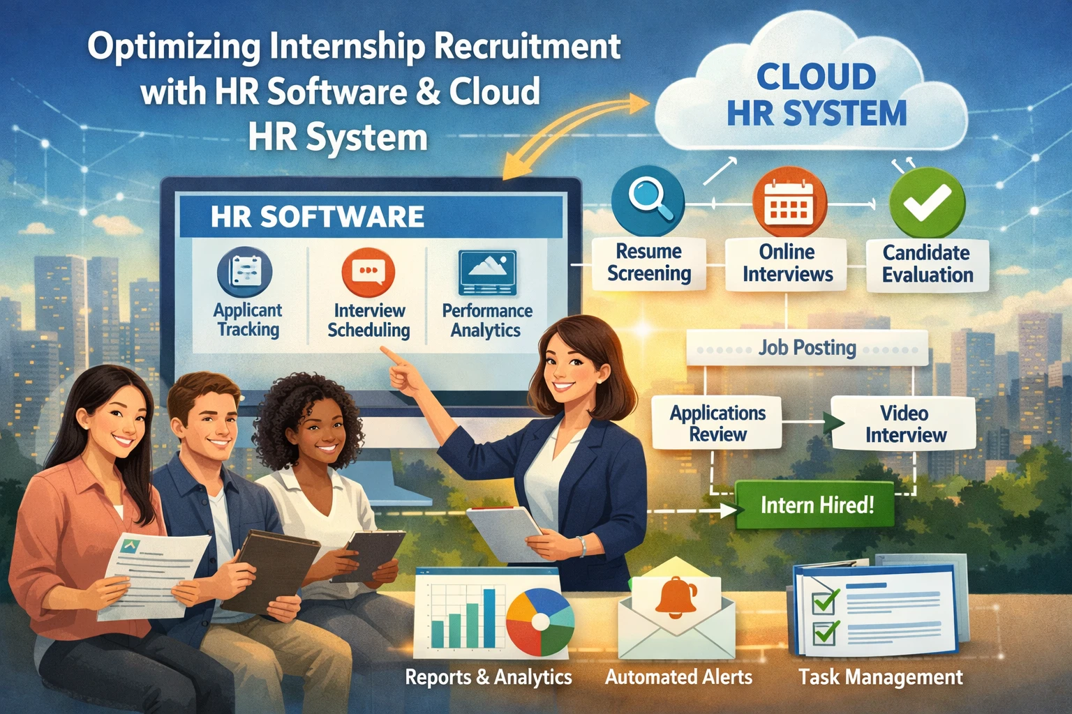 人力资源软件与云端HR系统如何优化实习生招聘管理流程