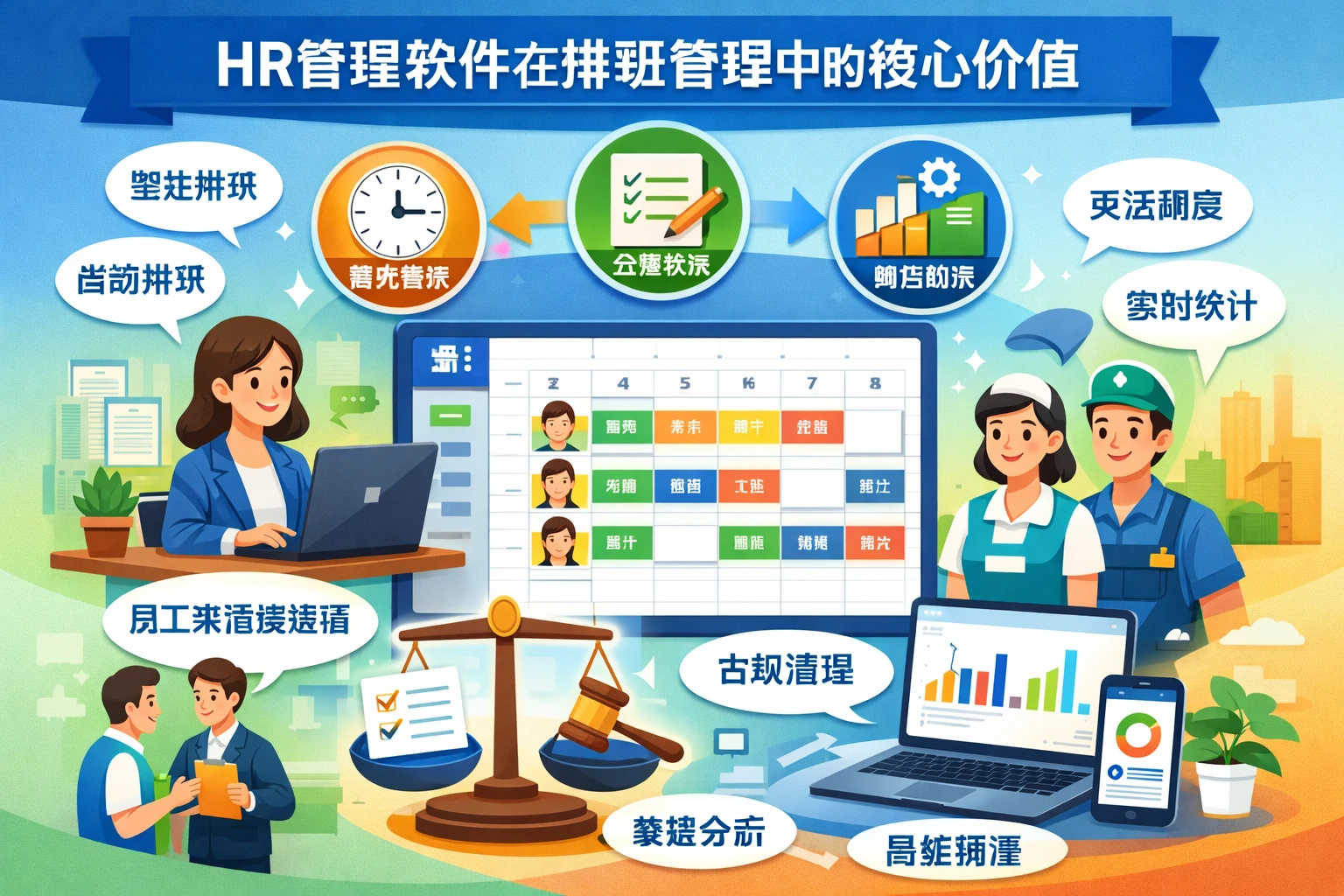 HR管理软件在排班管理中的核心价值