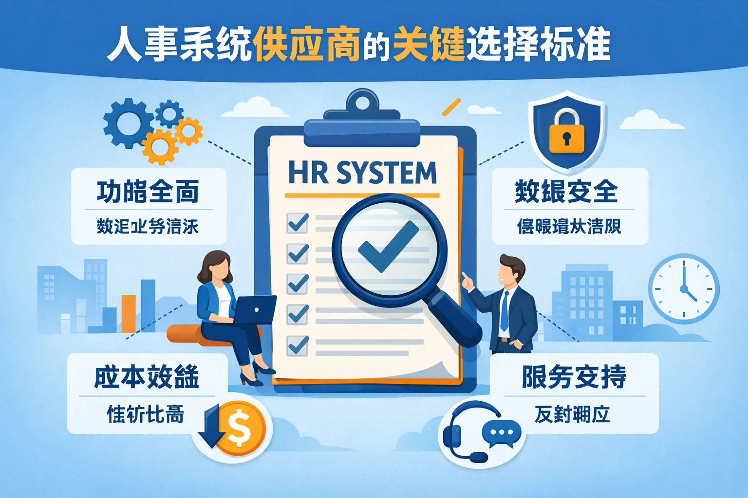 人事系统供应商的关键选择标准