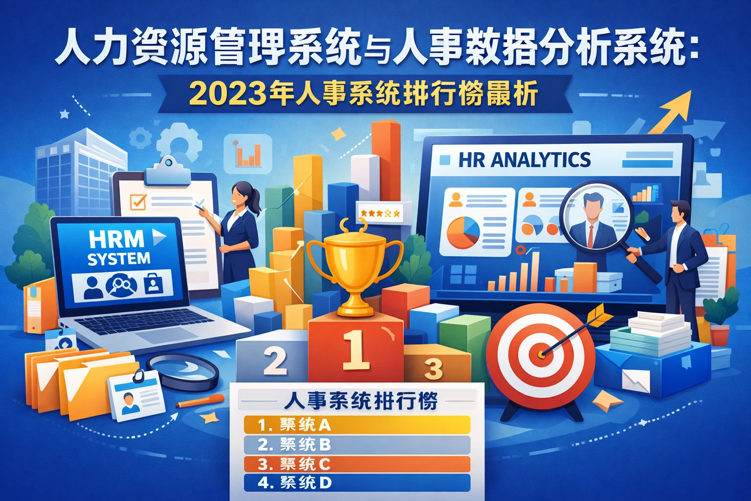 人力资源管理系统与人事数据分析系统：2023年人事系统排行榜解析