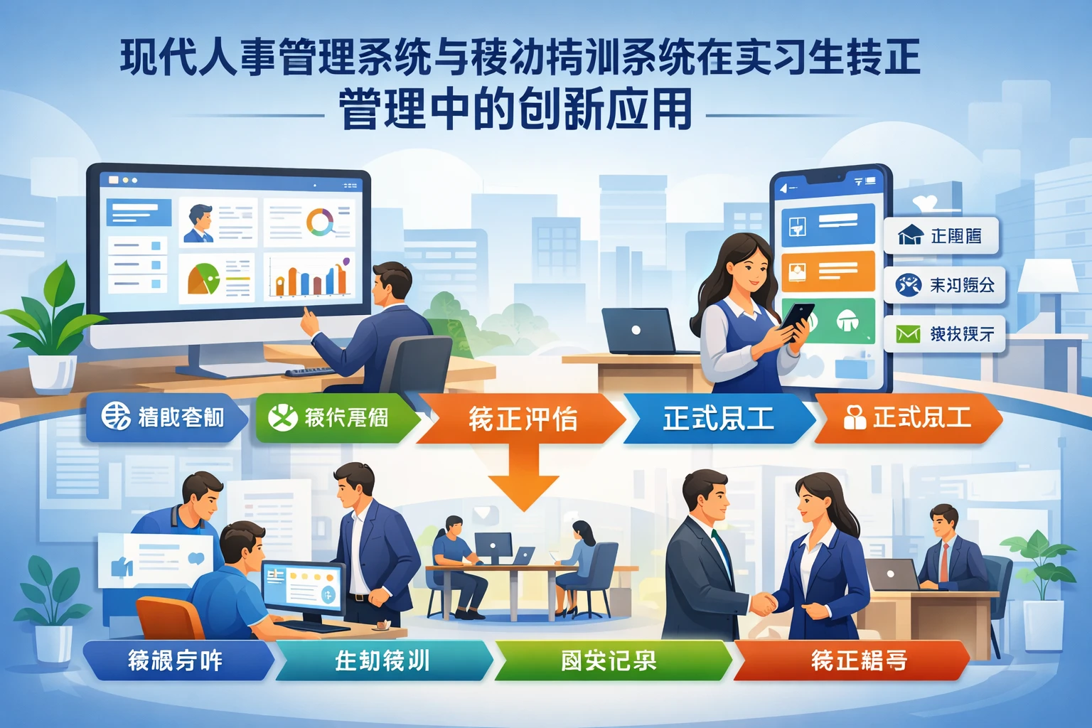 现代人事管理系统与移动培训系统在实习生转正管理中的创新应用