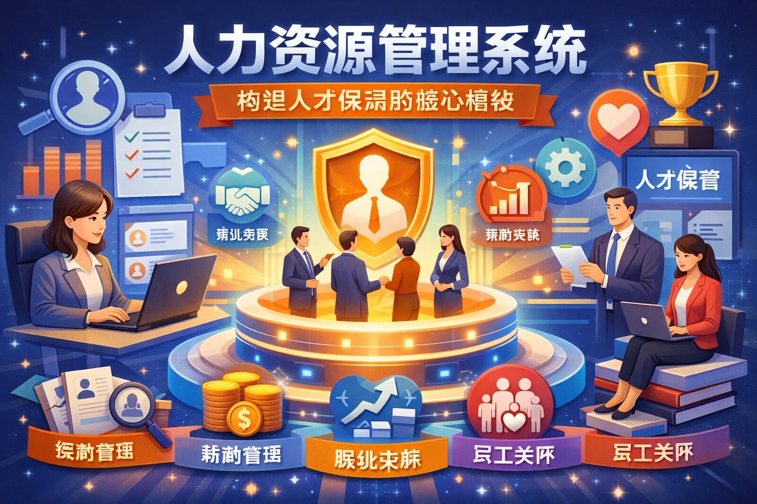 人力资源管理系统：构建人才保留的核心框架