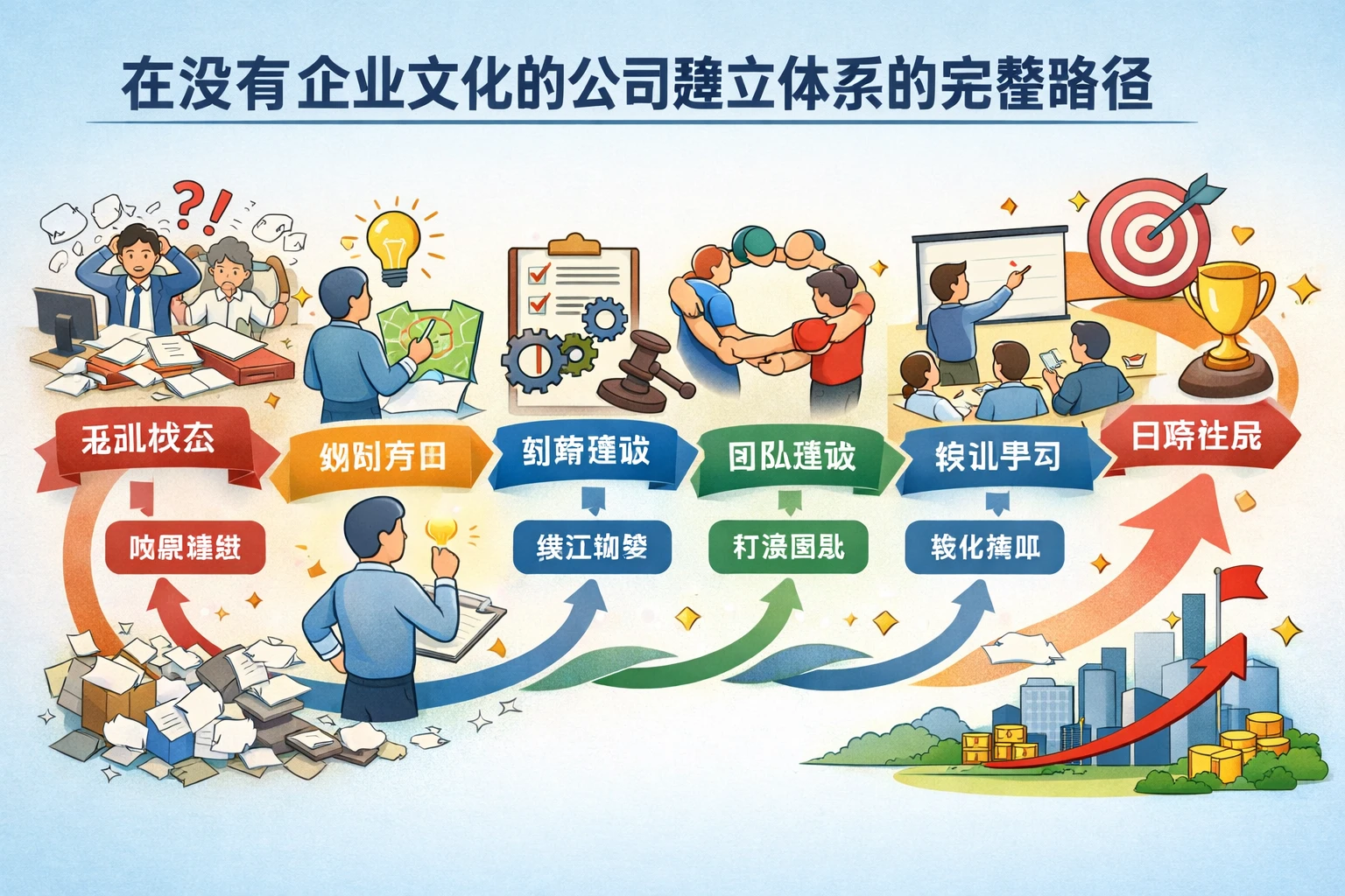 在没有企业文化的公司建立体系的完整路径