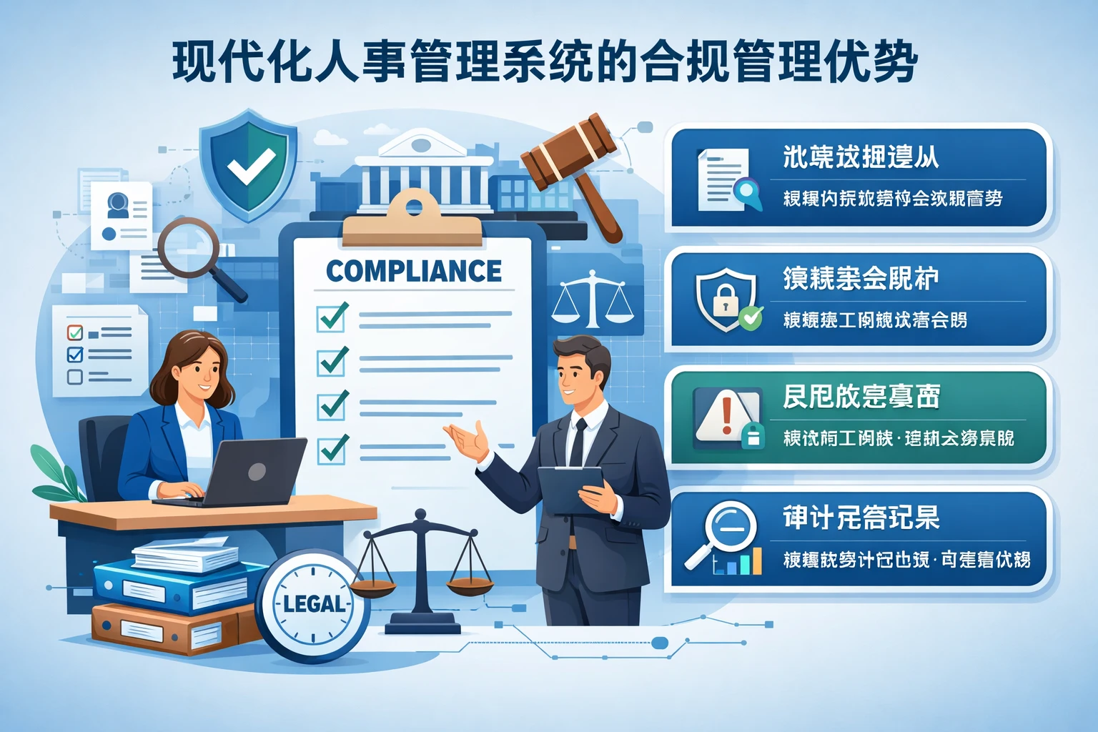 现代化人事管理系统的合规管理优势