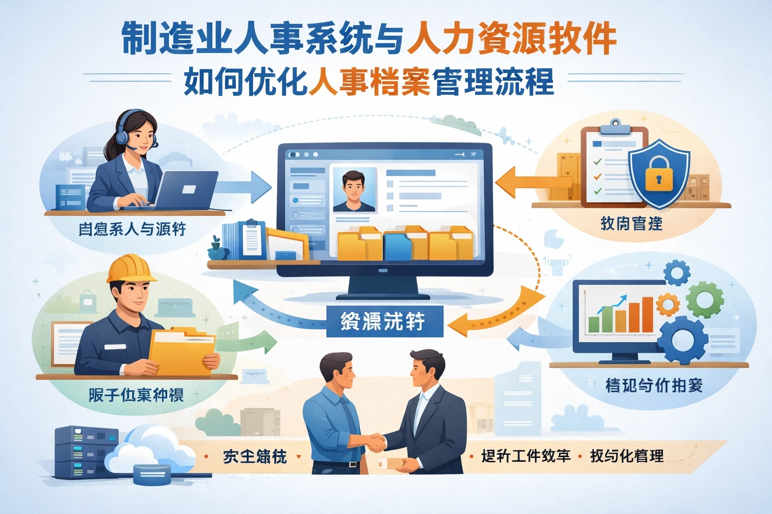 制造业人事系统与人力资源软件如何优化人事档案管理流程