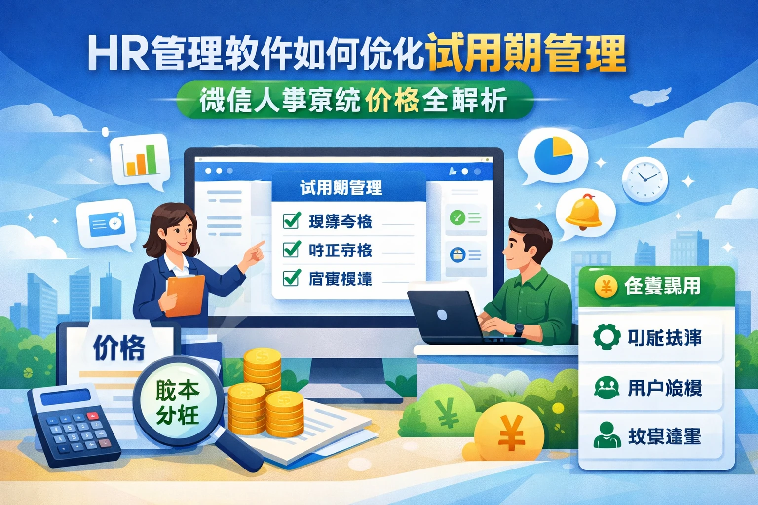 HR管理软件如何优化试用期管理——微信人事系统价格全解析