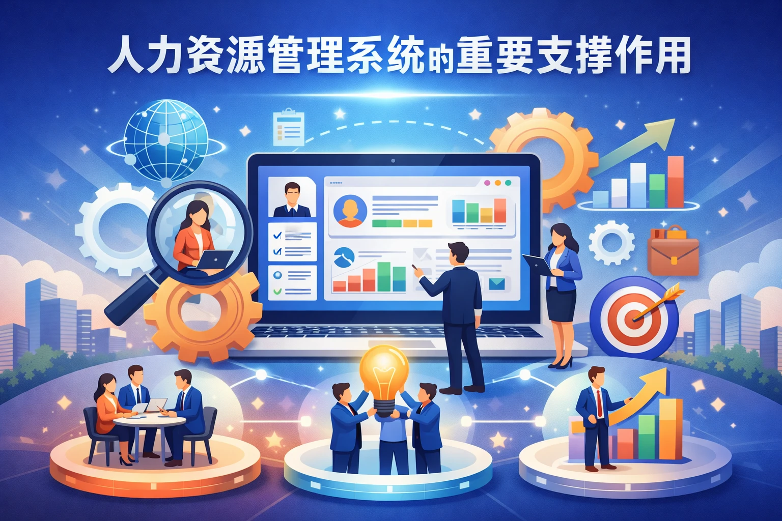 人力资源管理系统的重要支撑作用