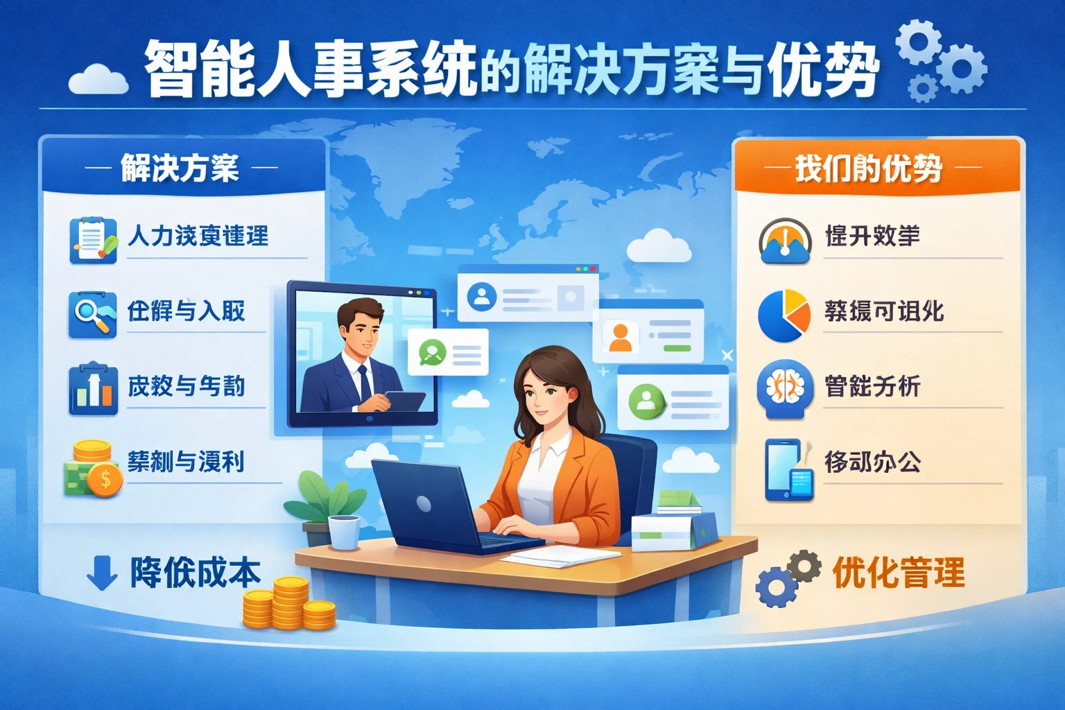 智能人事系统的解决方案与优势
