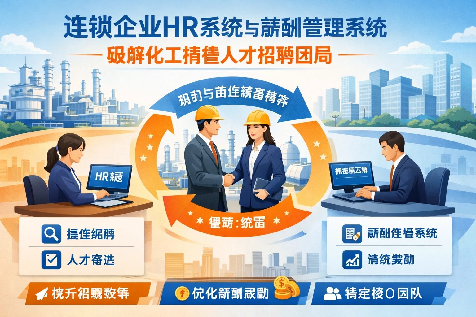 连锁企业HR系统与薪酬管理系统：破解化工销售人才招聘困局