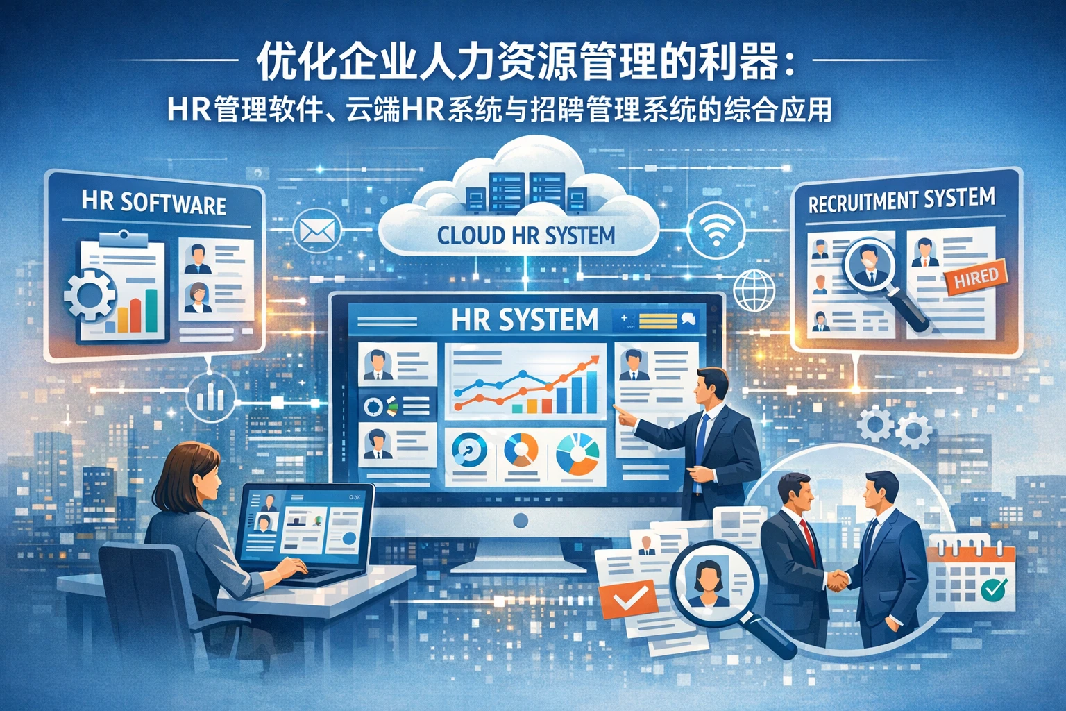优化企业人力资源管理的利器：HR管理软件、云端HR系统与招聘管理系统的综合应用