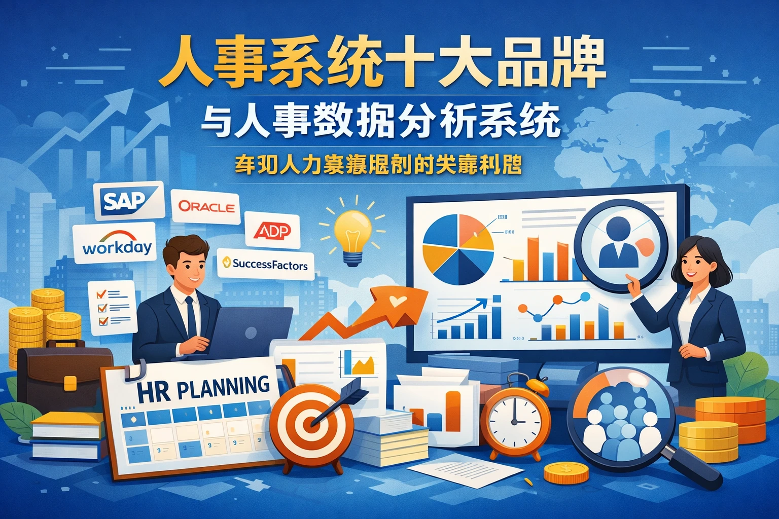 人事系统十大品牌与人事数据分析系统：年初人力资源规划的关键利器