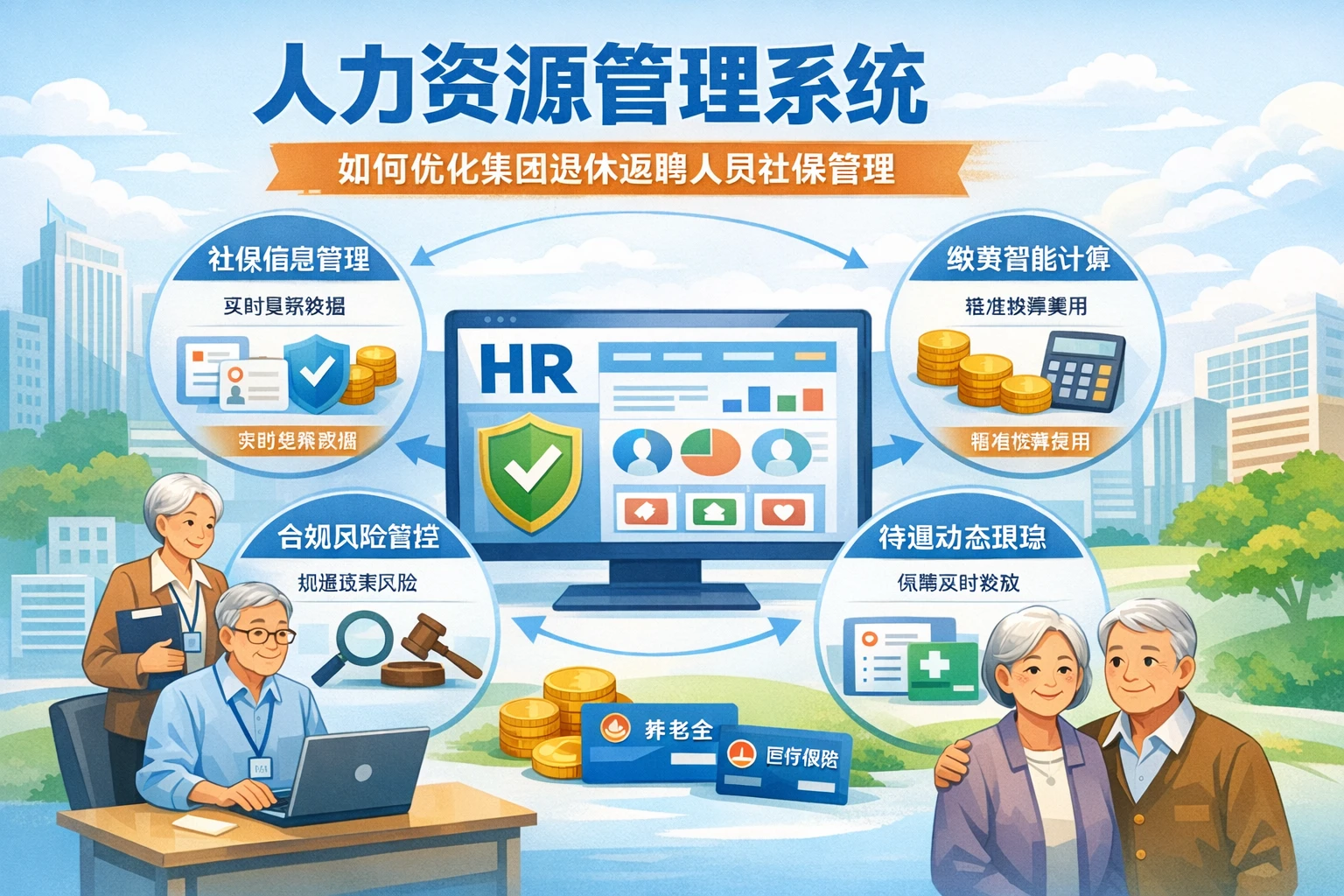 人力资源管理系统如何优化集团退休返聘人员社保管理