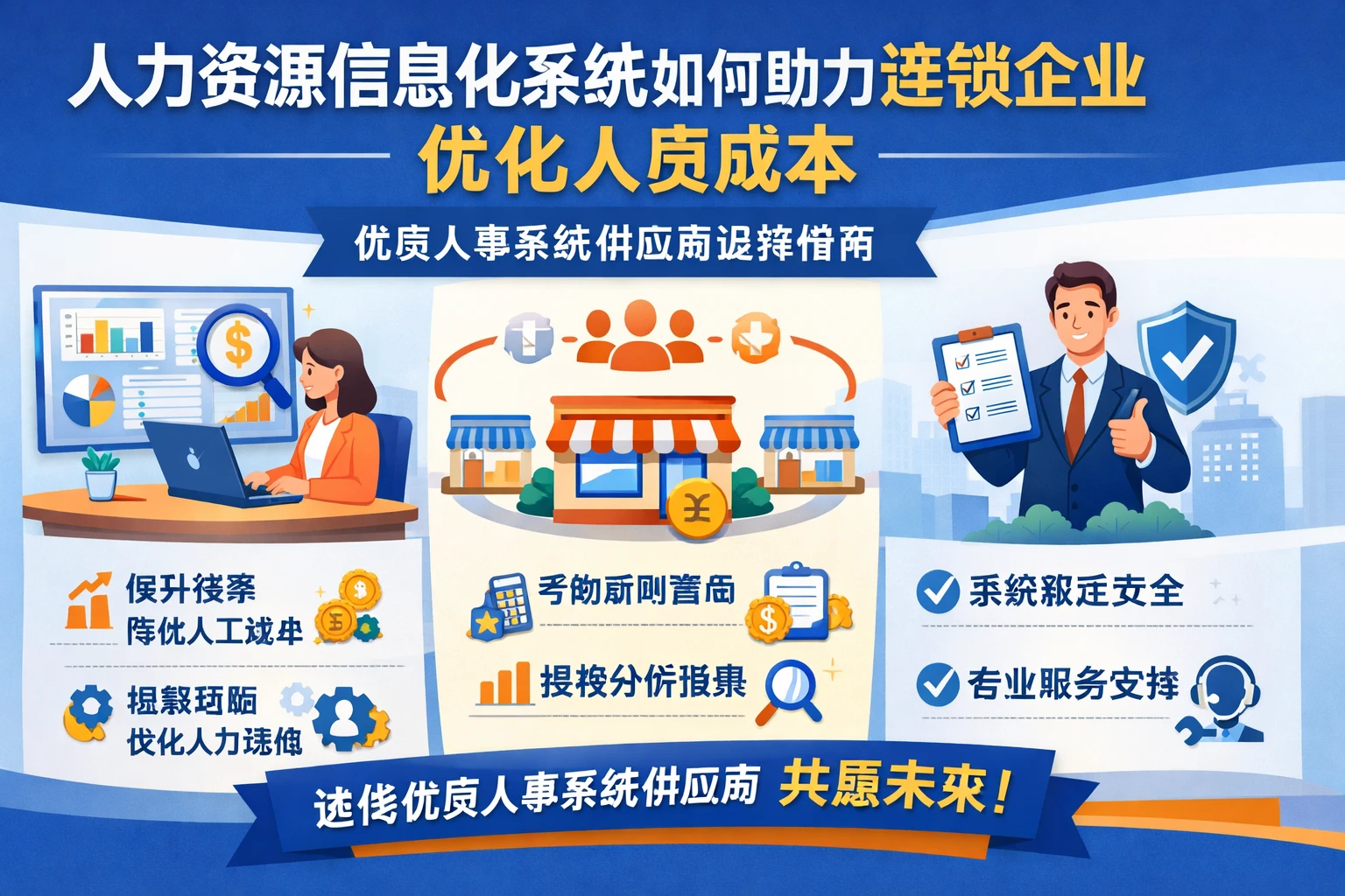 人力资源信息化系统如何助力连锁企业优化人员成本——优质人事系统供应商选择指南