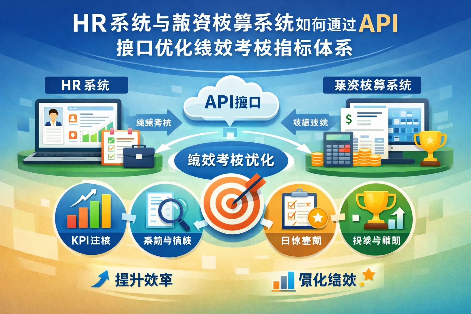 HR系统与薪资核算系统如何通过API接口优化绩效考核指标体系