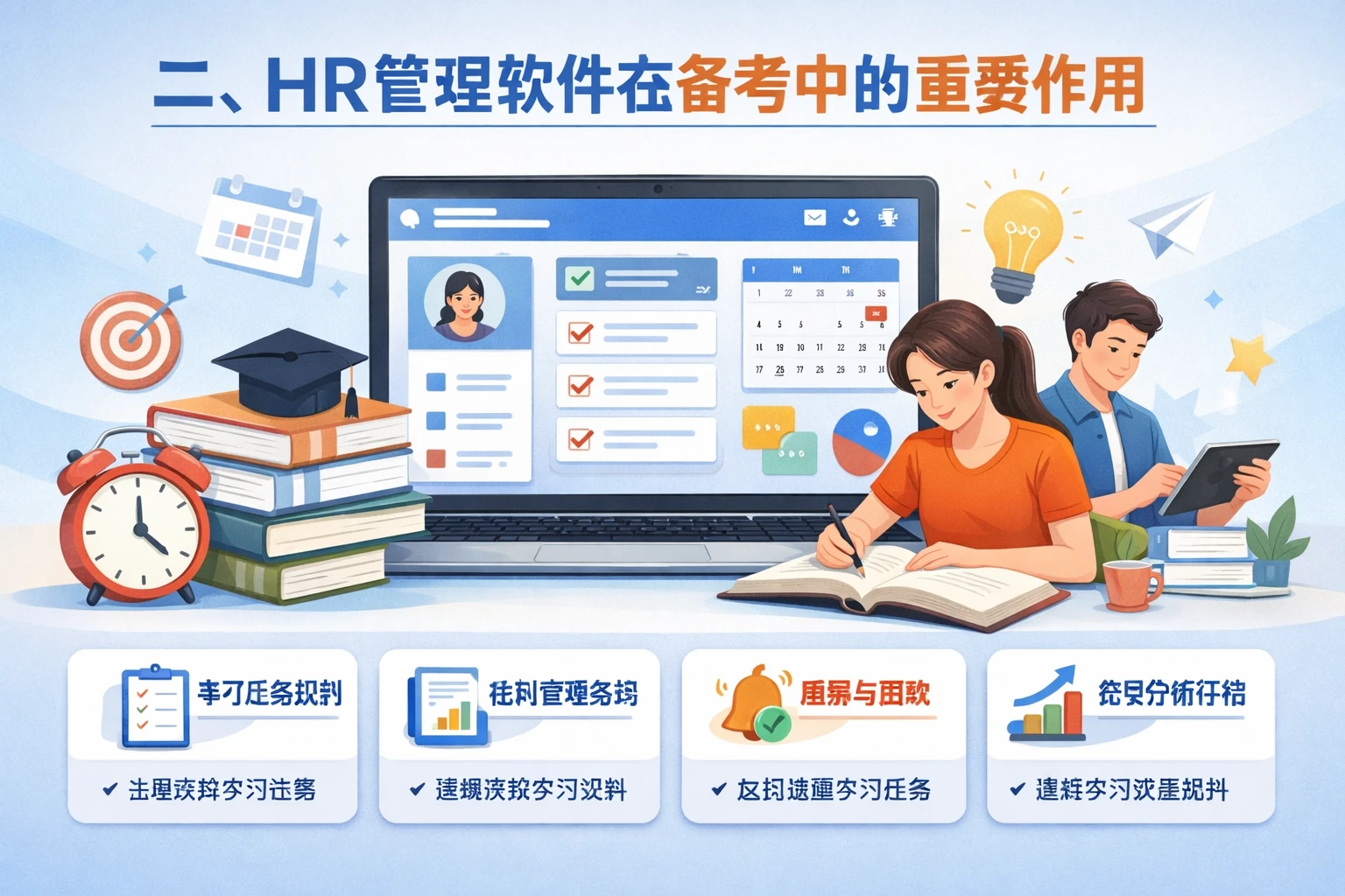 二、HR管理软件在备考中的重要作用