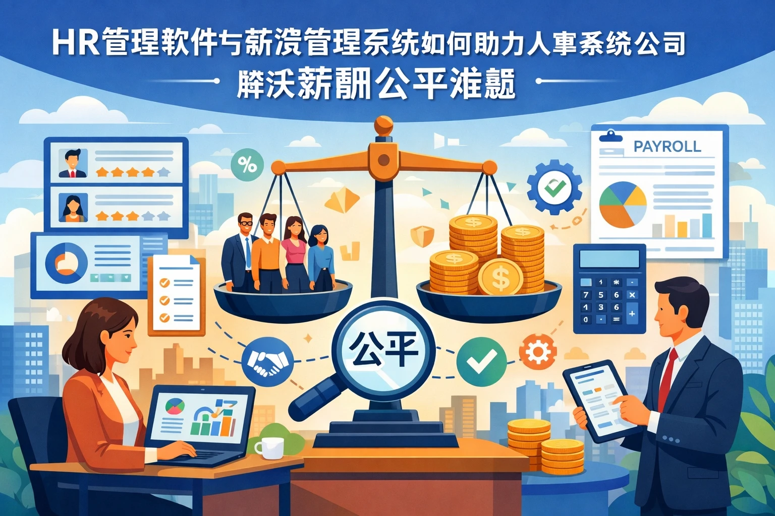HR管理软件与薪资管理系统如何助力人事系统公司解决薪酬公平难题