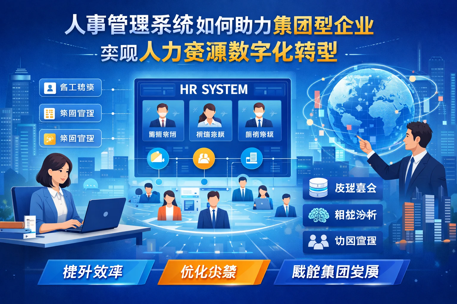 人事管理系统如何助力集团型企业实现人力资源数字化转型
