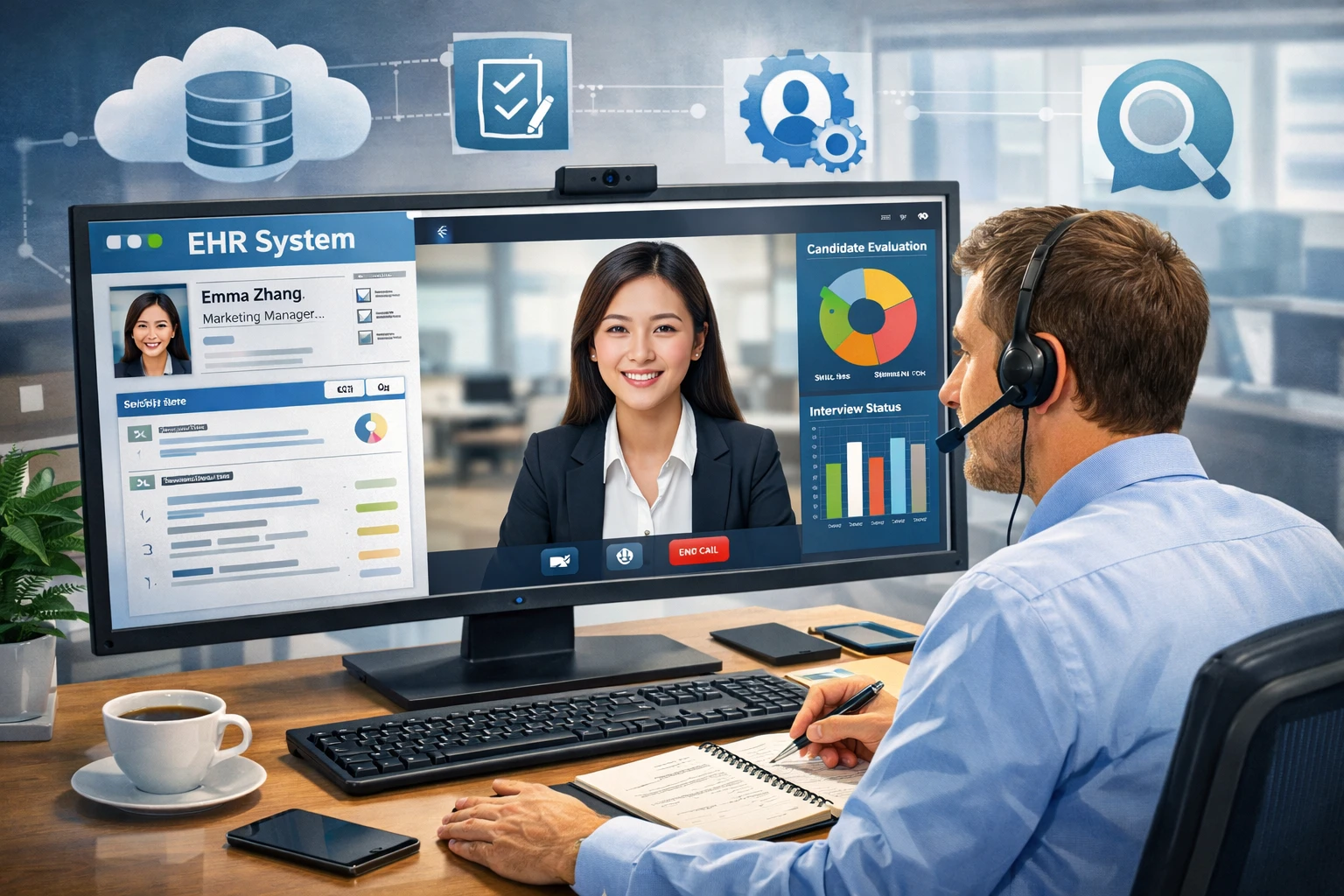 ehr系统在网络面试中的核心支撑作用