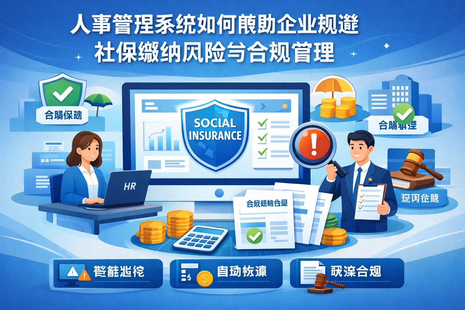 人事管理系统如何帮助企业规避社保缴纳风险与合规管理