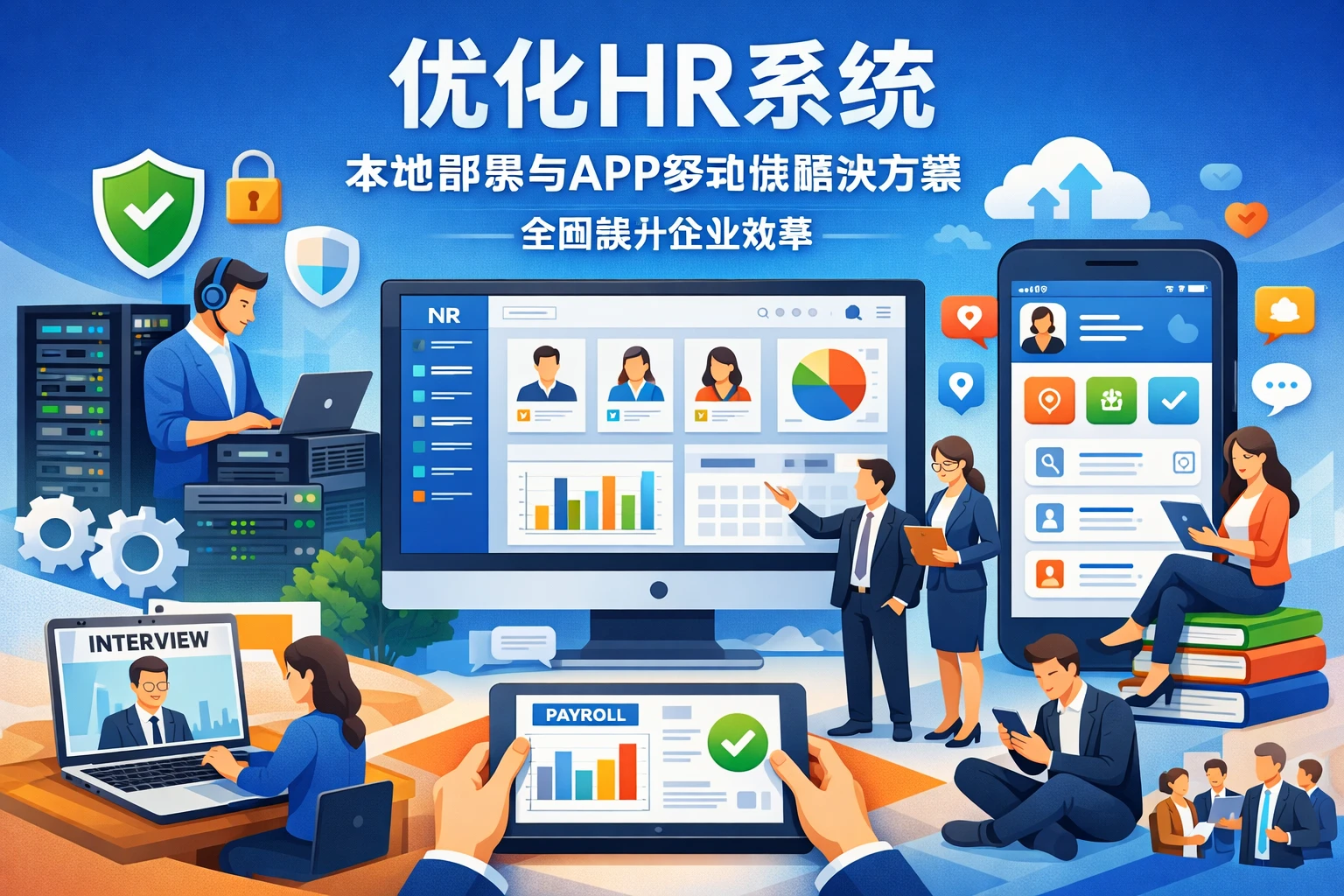 优化HR系统：本地部署与APP移动端解决方案全面提升企业效率