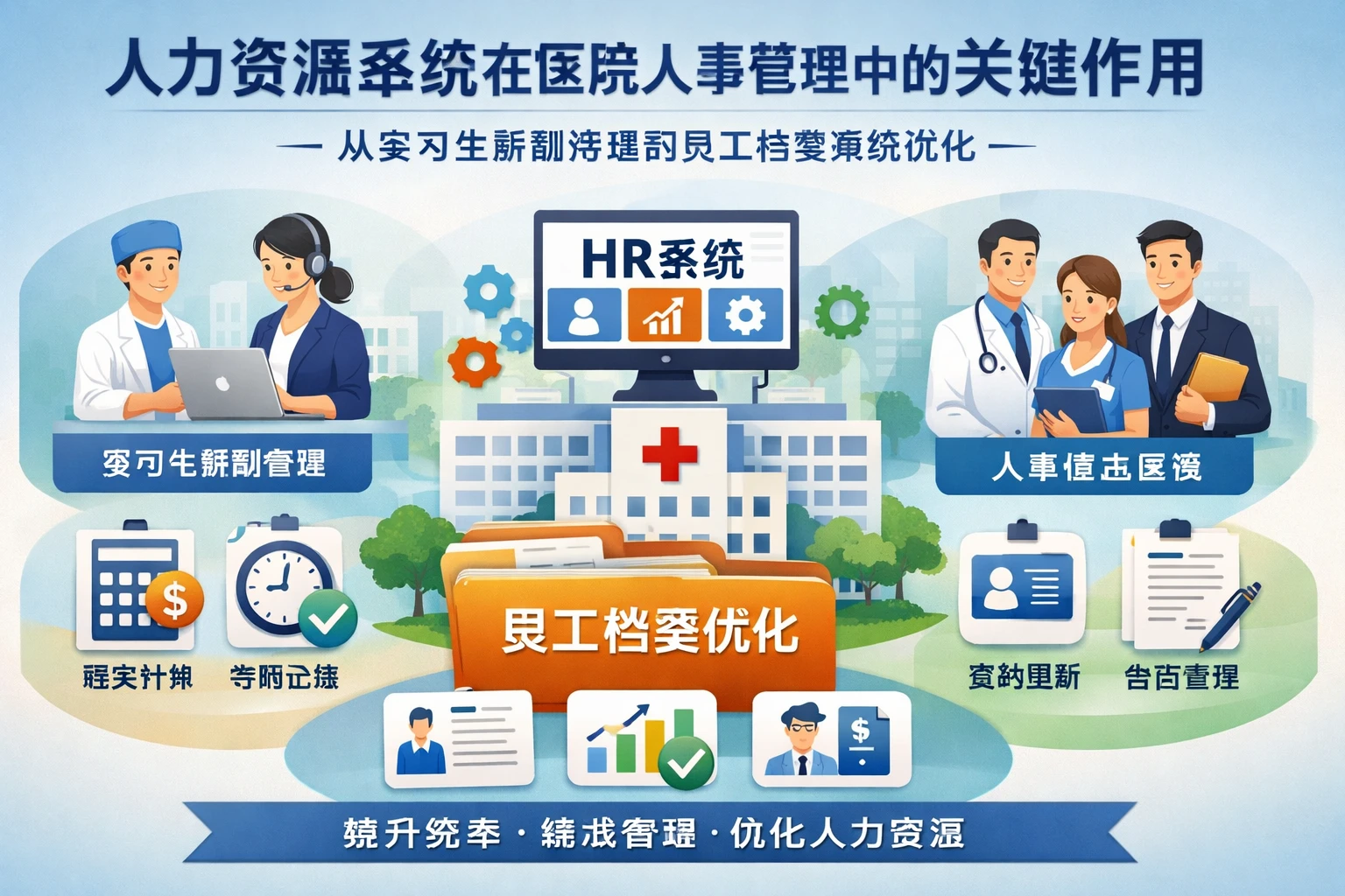 人力资源系统在医院人事管理中的关键作用：从实习生薪酬待遇到员工档案系统优化