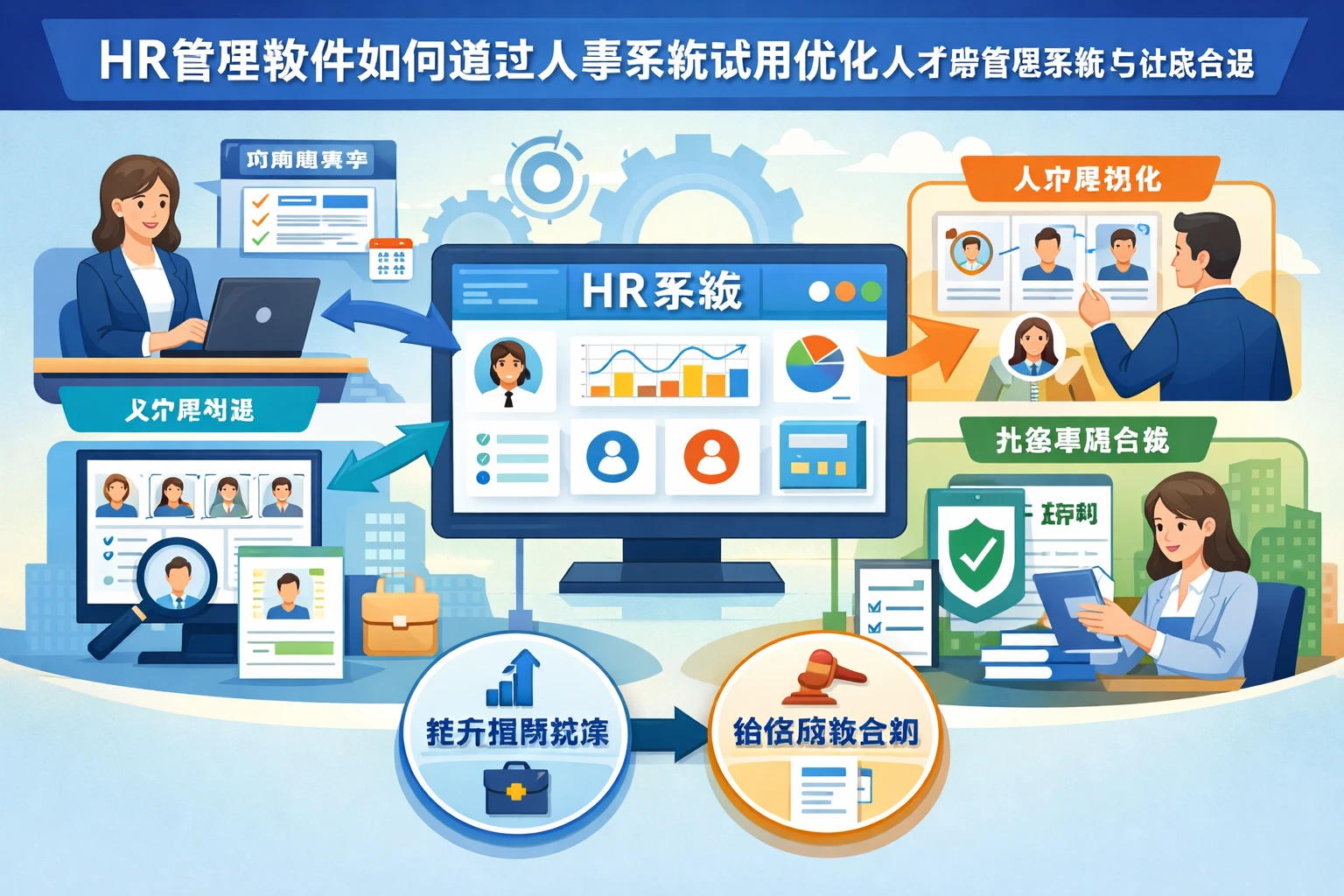 HR管理软件如何通过人事系统试用优化人才库管理系统与社保合规