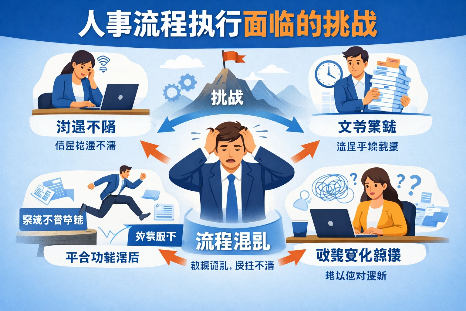 人事流程执行面临的挑战