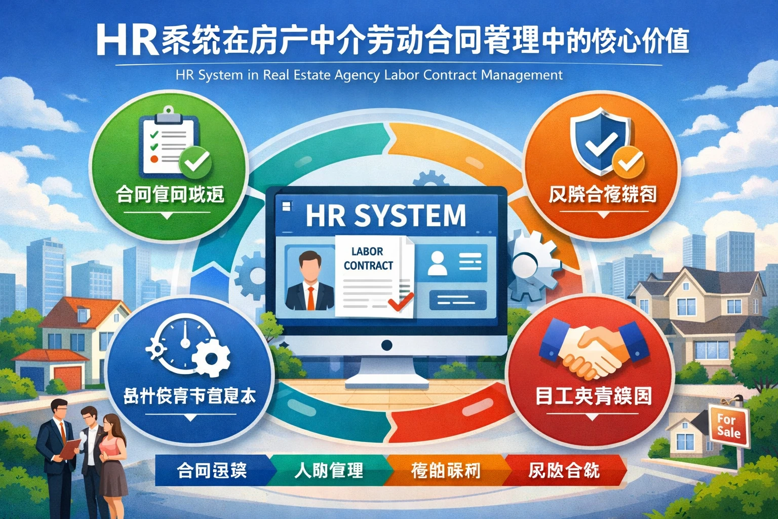 HR系统在房产中介劳动合同管理中的核心价值