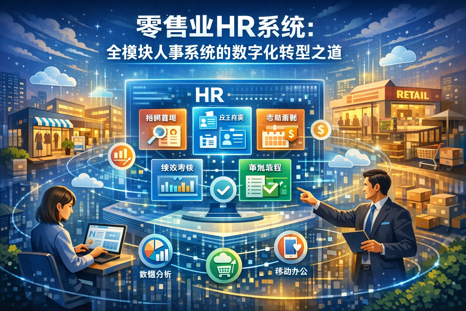 零售业HR系统：全模块人事系统的数字化转型之道