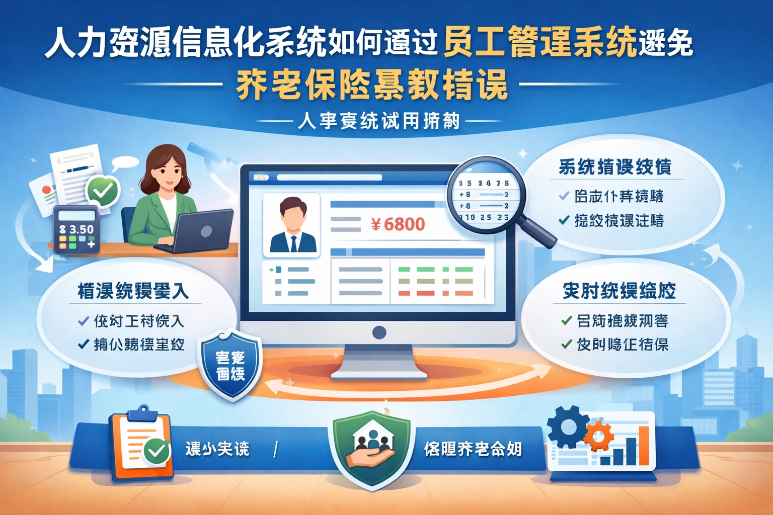 人力资源信息化系统如何通过员工管理系统避免养老保险基数错误 - 人事系统试用指南