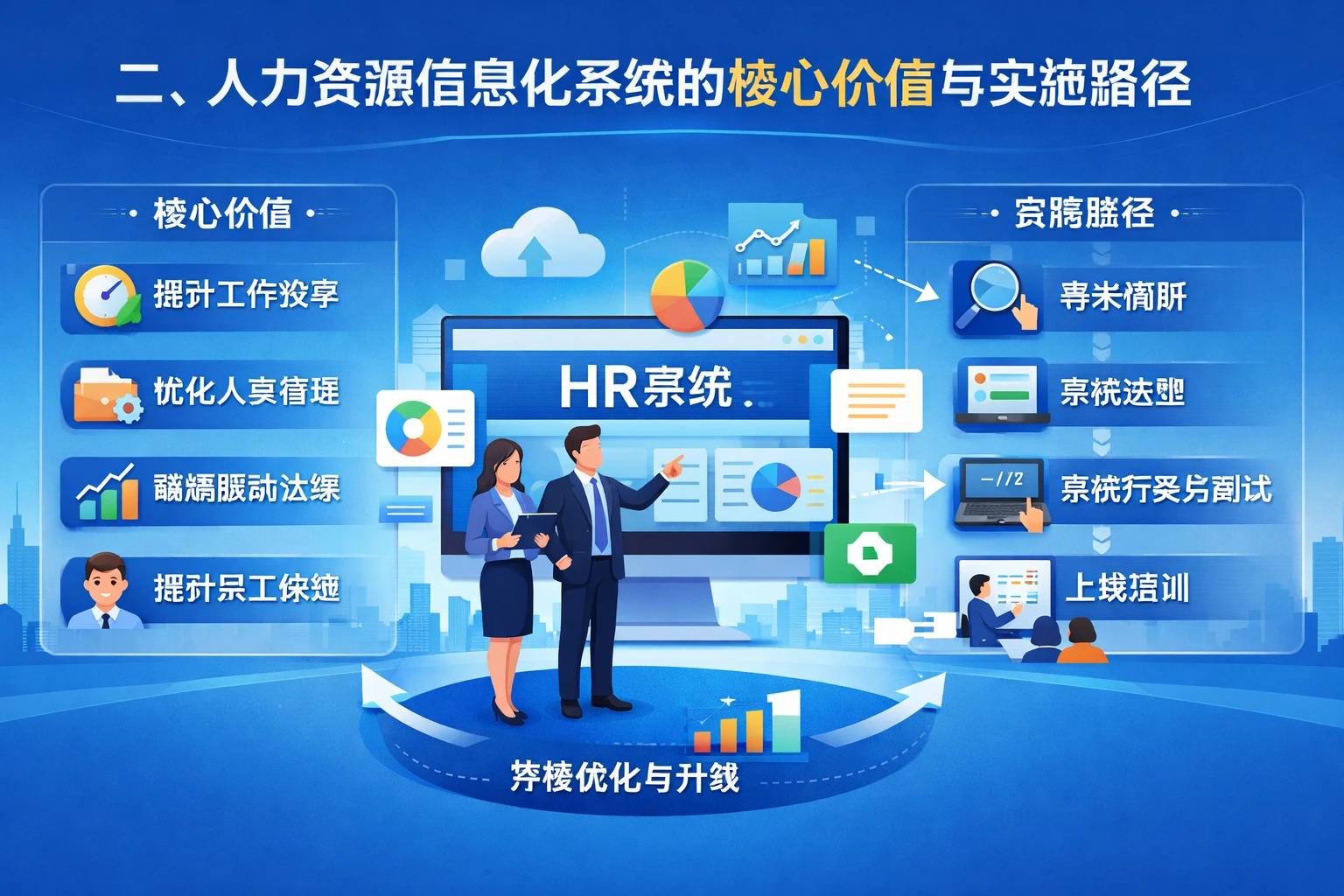 二、人力资源信息化系统的核心价值与实施路径