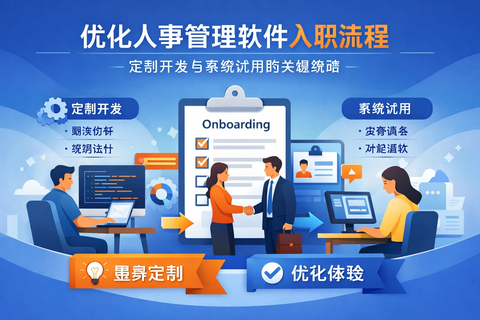 优化人事管理软件入职流程：定制开发与系统试用的关键策略