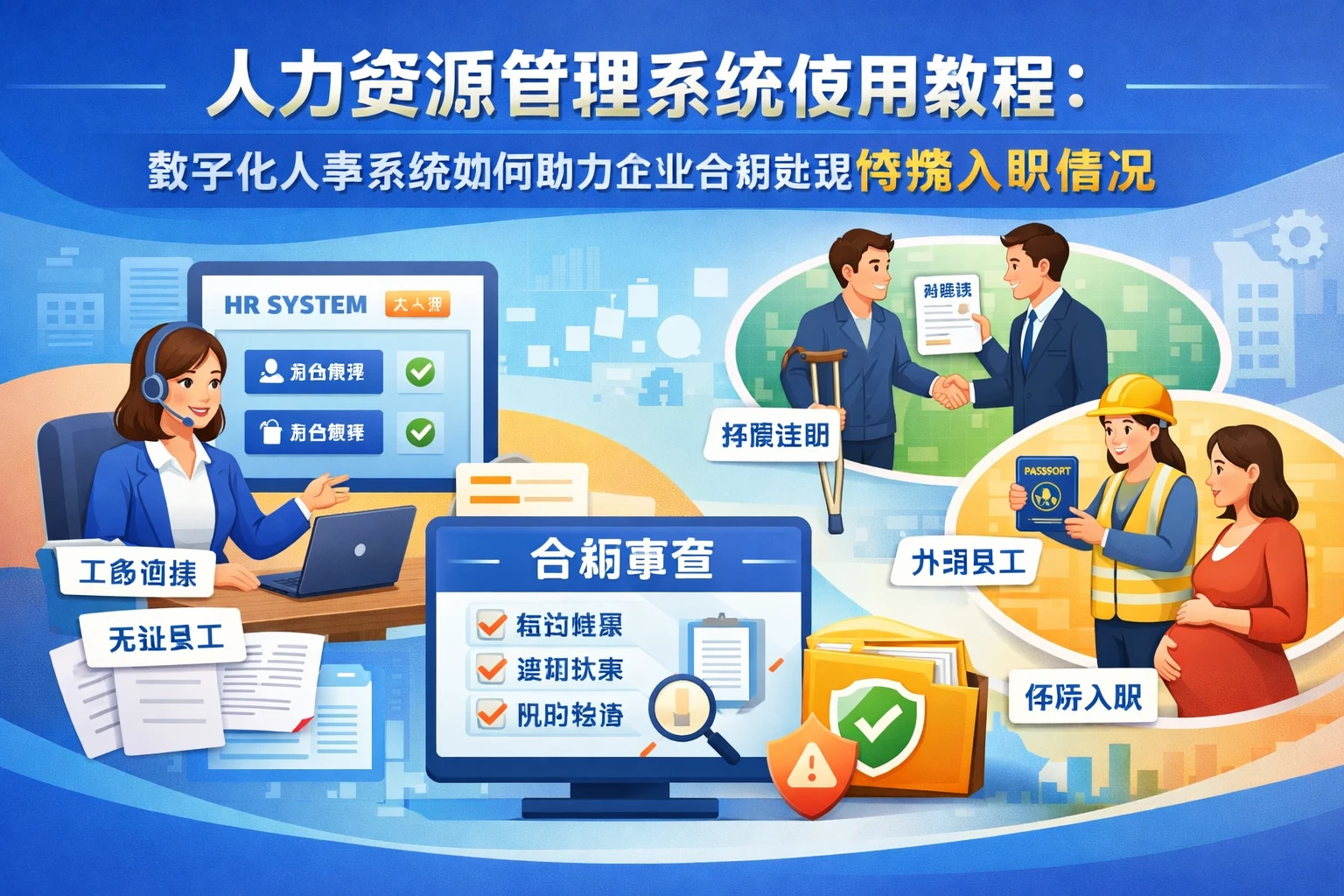 人力资源管理系统使用教程：数字化人事系统如何助力企业合规处理特殊入职情况