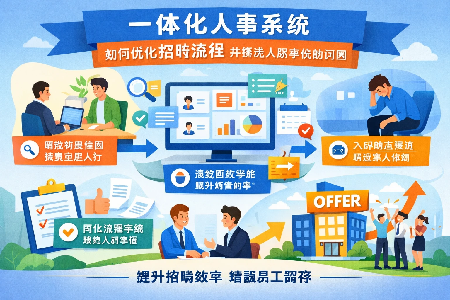 一体化人事系统如何优化招聘流程并解决入职率低的问题