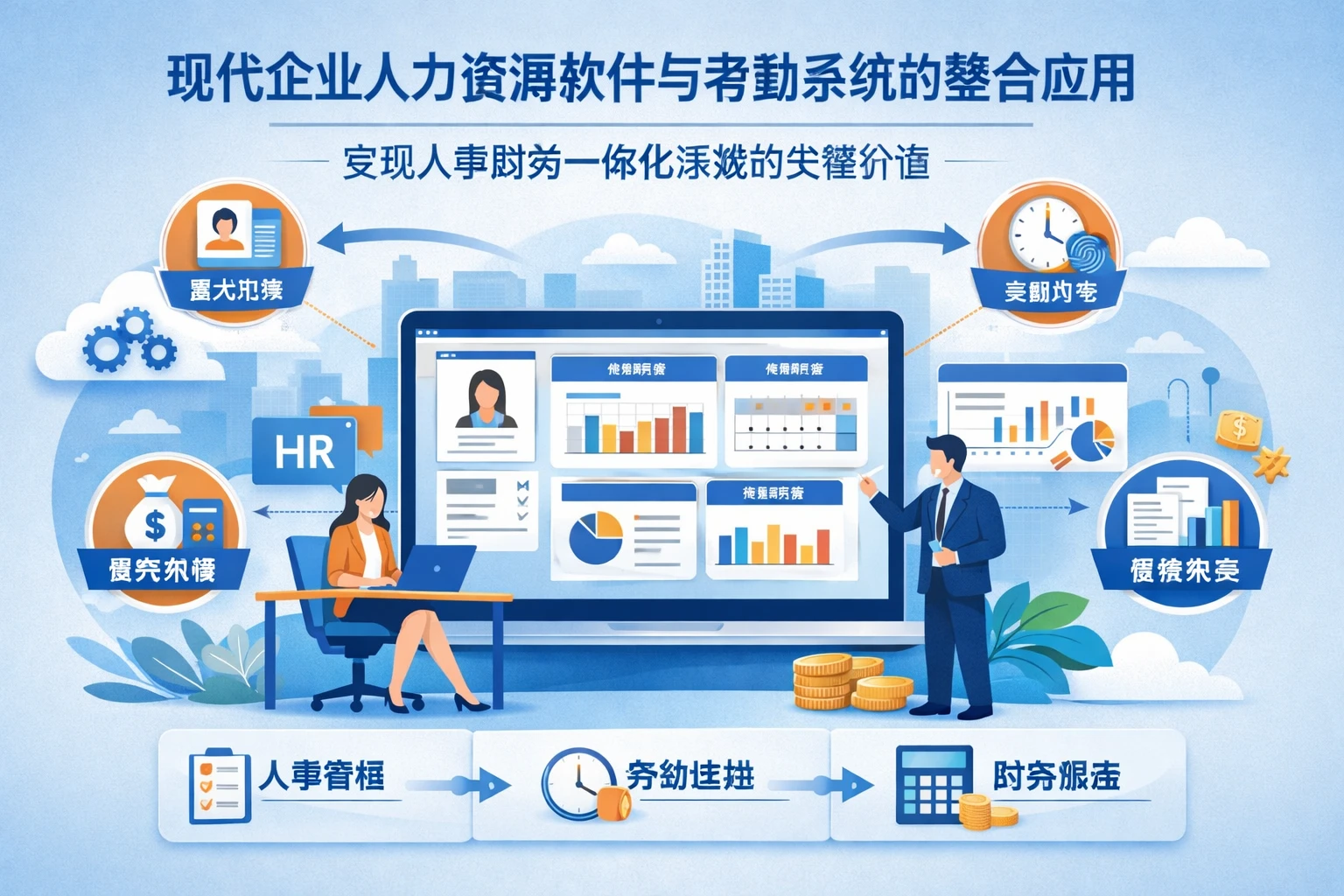 现代企业人力资源软件与考勤系统的整合应用：实现人事财务一体化系统的关键价值