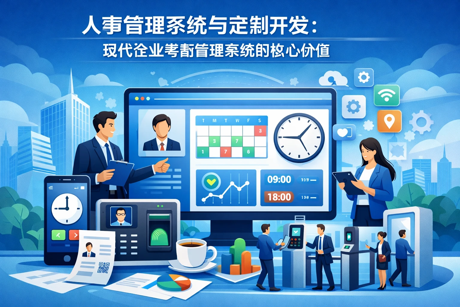 人事管理系统与定制开发：现代企业考勤管理系统的核心价值