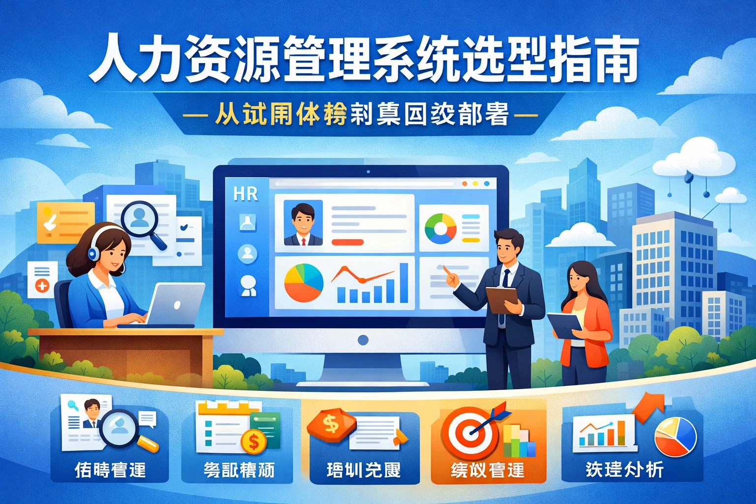 人力资源管理系统选型指南：从试用体验到集团级部署