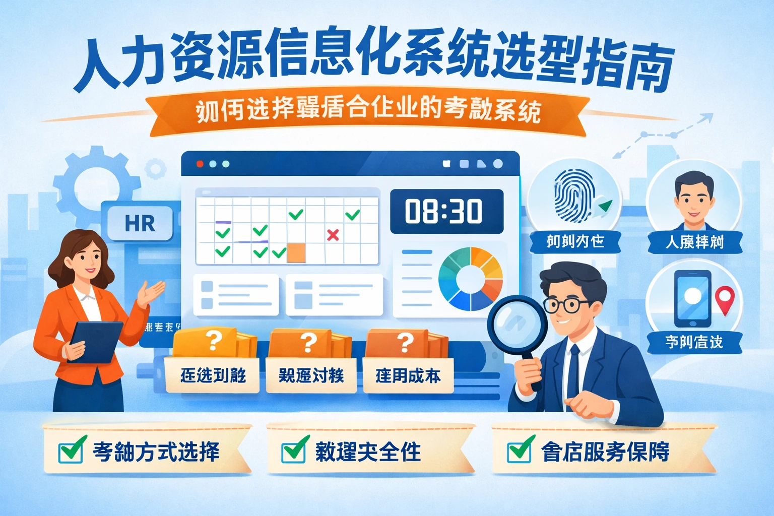 人力资源信息化系统选型指南：如何选择最适合企业的考勤系统