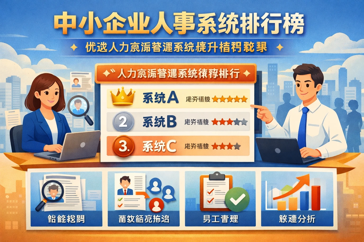 中小企业人事系统排行榜：优选人力资源管理系统提升招聘效率