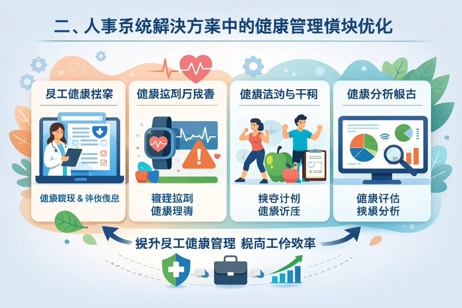 二、人事系统解决方案中的健康管理模块优化