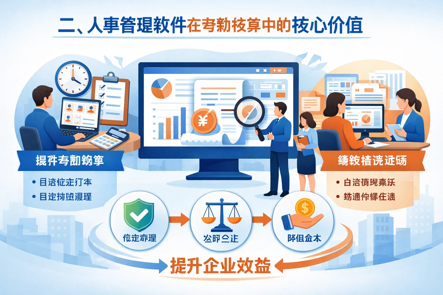 二、人事管理软件在考勤核算中的核心价值