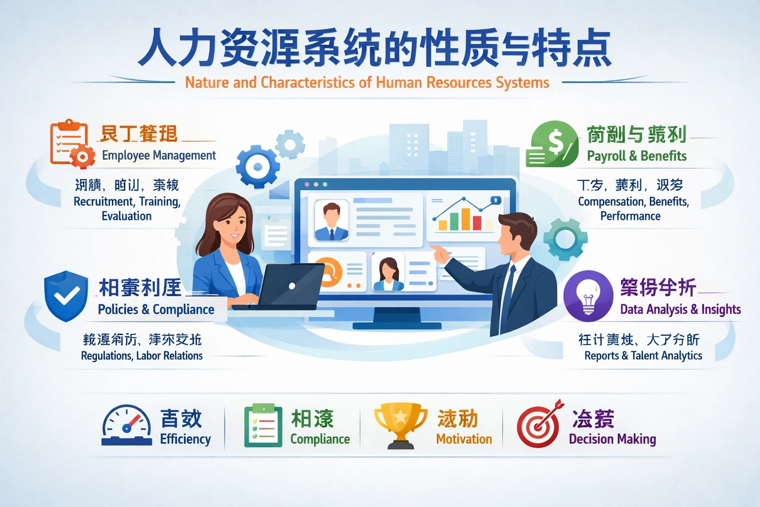 人力资源系统的性质与特点