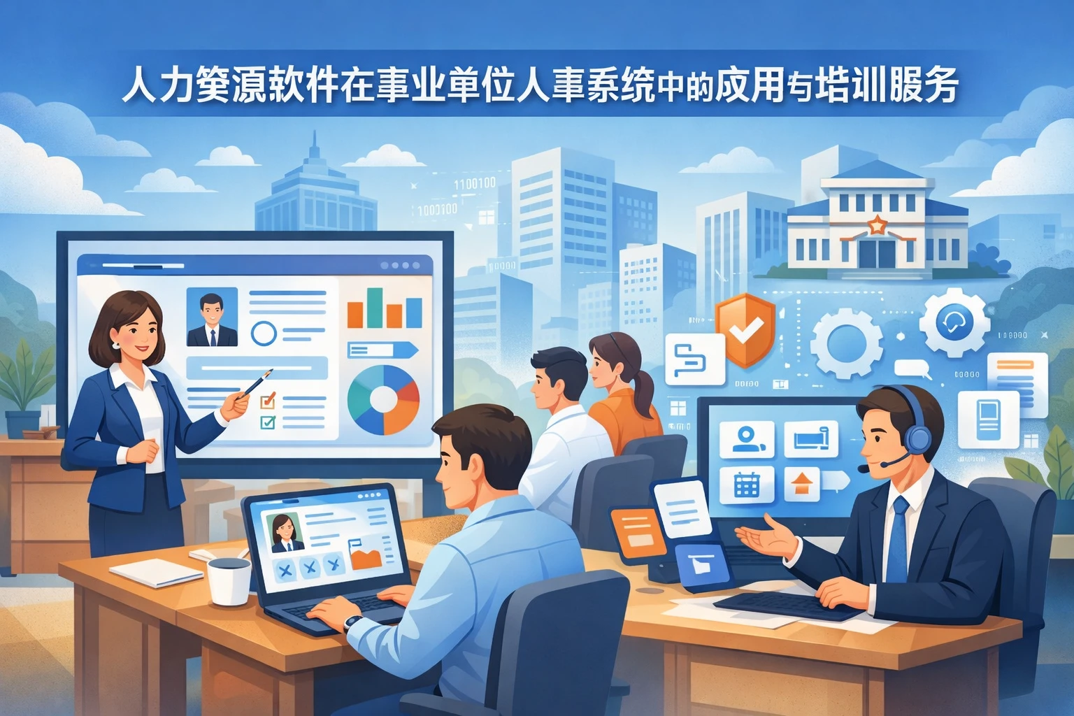 人力资源软件在事业单位人事系统中的应用与培训服务