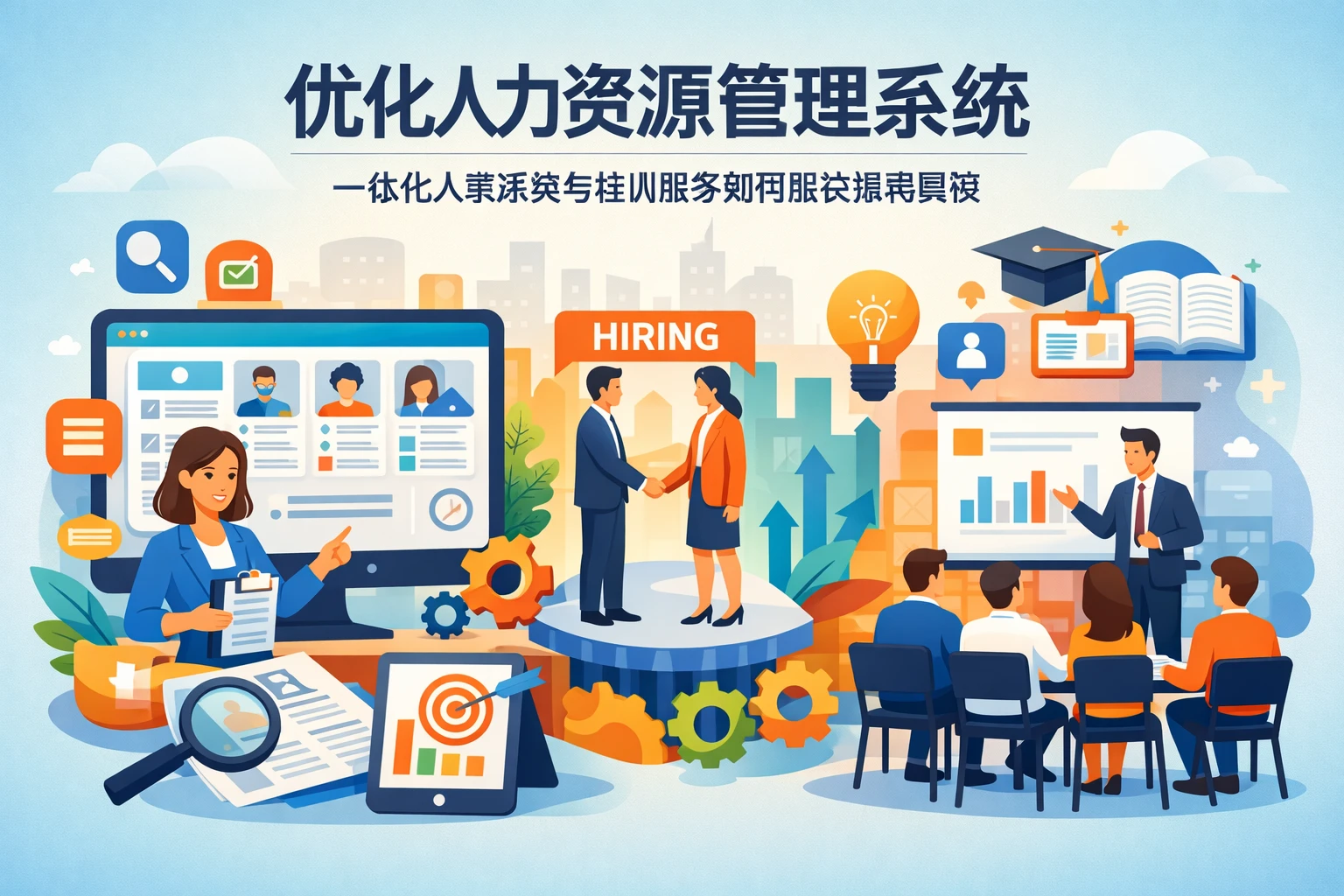 优化人力资源管理系统：一体化人事系统与培训服务如何解决招聘困境