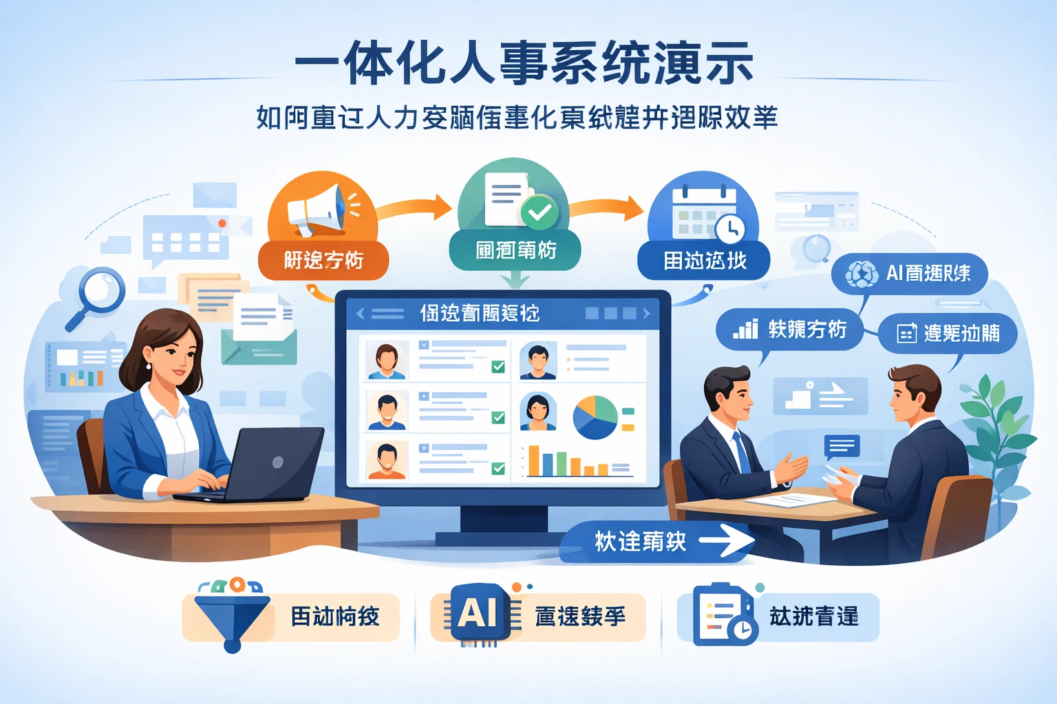 一体化人事系统演示：如何通过人力资源信息化系统提升招聘效率