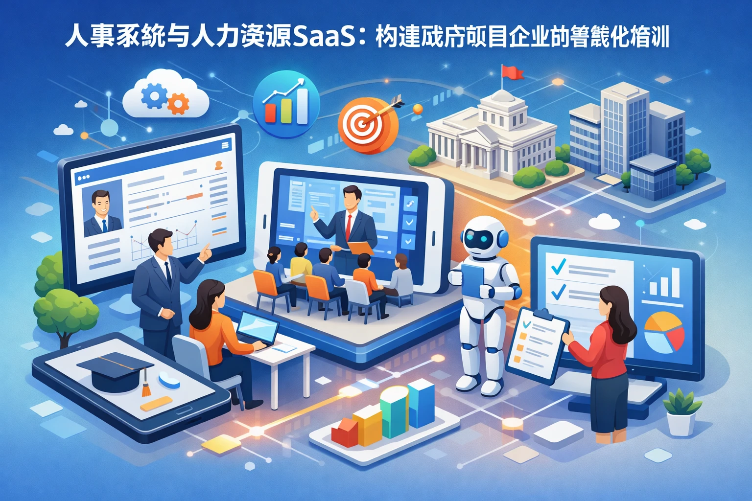 人事系统与人力资源SaaS：构建政府项目企业的智能化培训管理体系