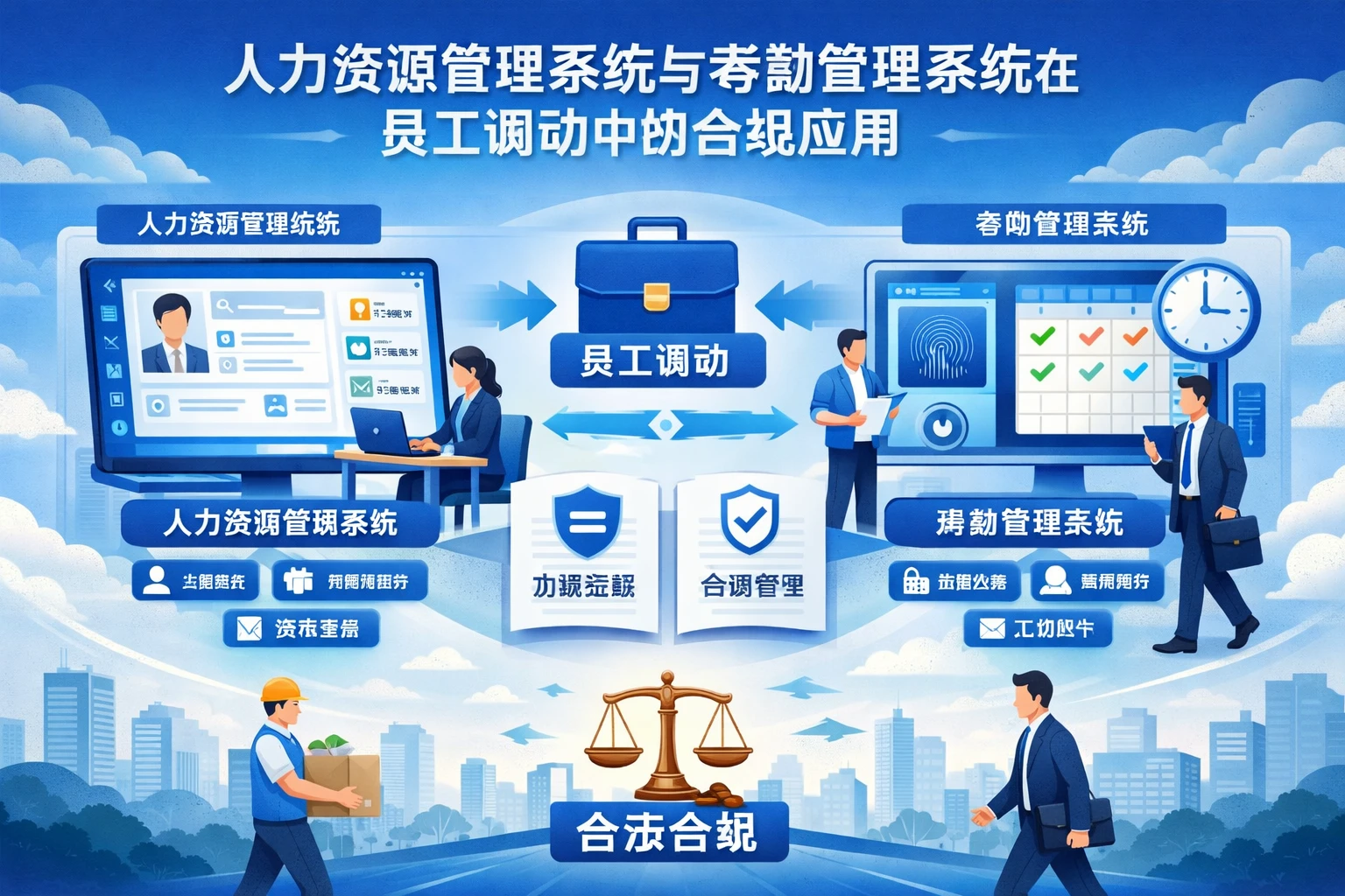 人力资源管理系统与考勤管理系统在员工调动中的合规应用