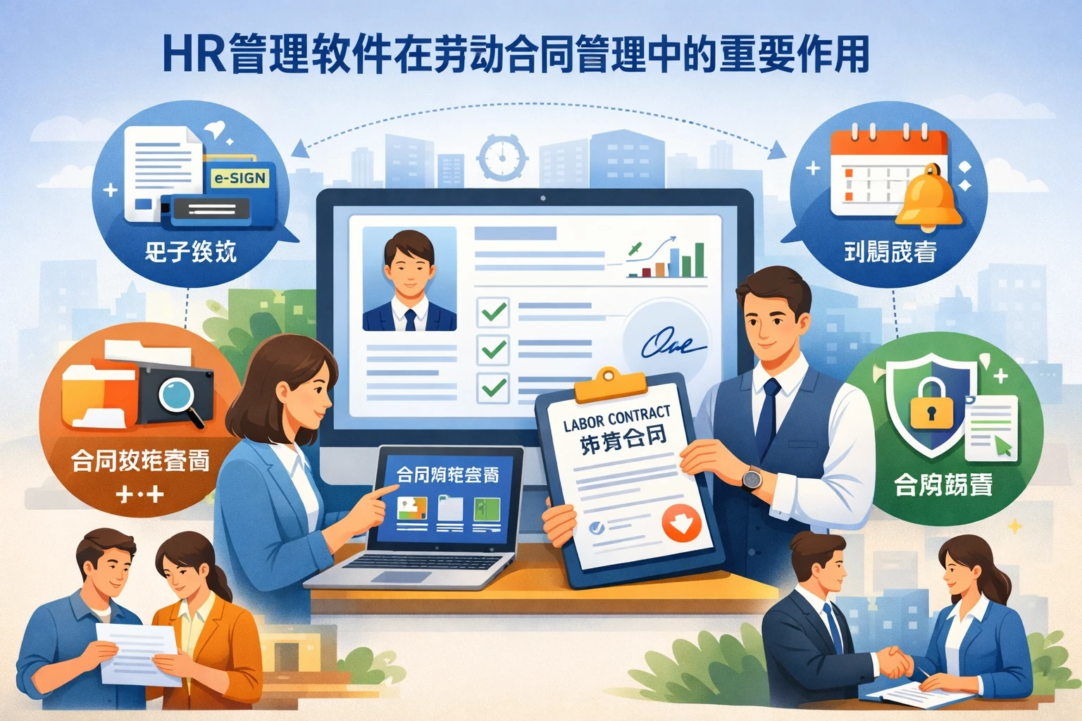 HR管理软件在劳动合同管理中的重要作用