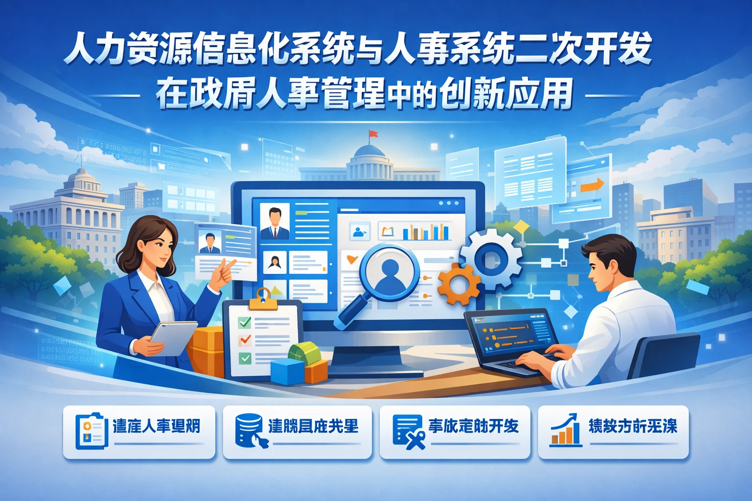 人力资源信息化系统与人事系统二次开发在政府人事管理中的创新应用